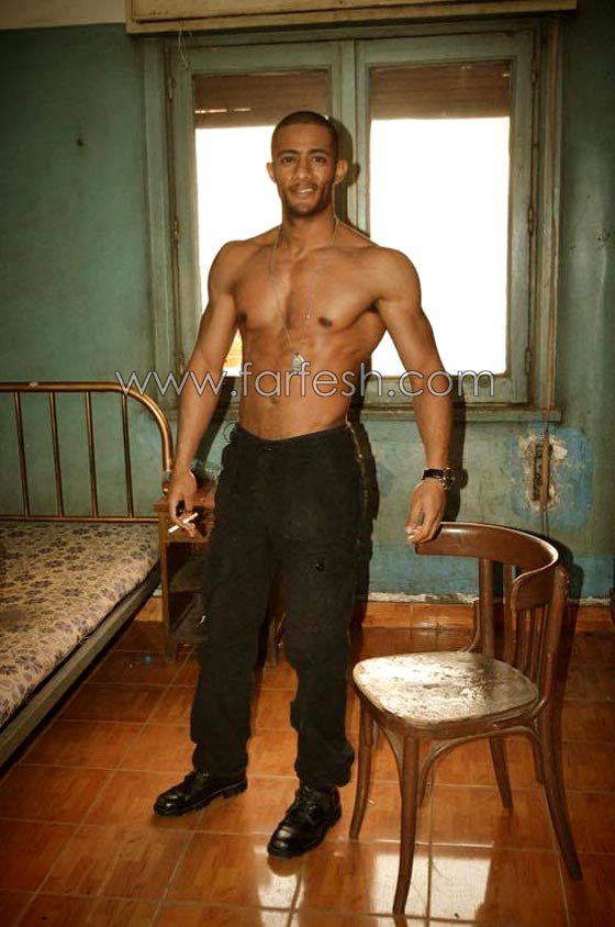 صور محمد رمضان تظهر عضلاته المفتولة استعدادا لمسلسل الأسطورة صورة رقم 12