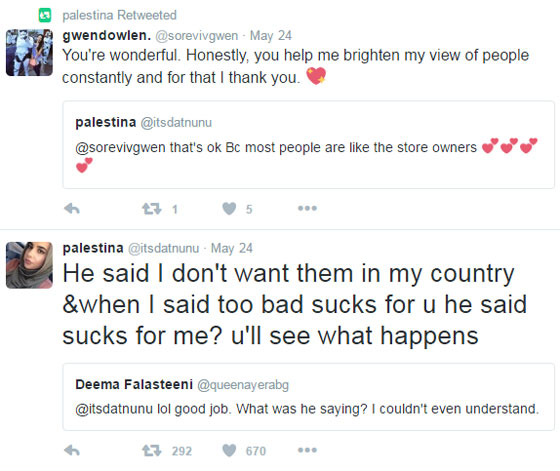 مؤيد ترامب يتهجم على فتاتين مسلمتين وحملة تعاطف معهما.. فيديو صورة رقم 22