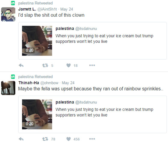 مؤيد ترامب يتهجم على فتاتين مسلمتين وحملة تعاطف معهما.. فيديو صورة رقم 24