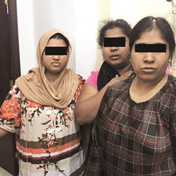 اعتقال 4 اسيويات اسسن شبكة لممارسة الرذيلة في الكويت صورة رقم 1