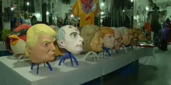 جديد في الصين.. اقنعة رموز سياسية للارتداء صورة رقم 2