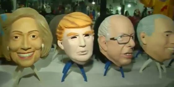 جديد في الصين.. اقنعة رموز سياسية للارتداء صورة رقم 3