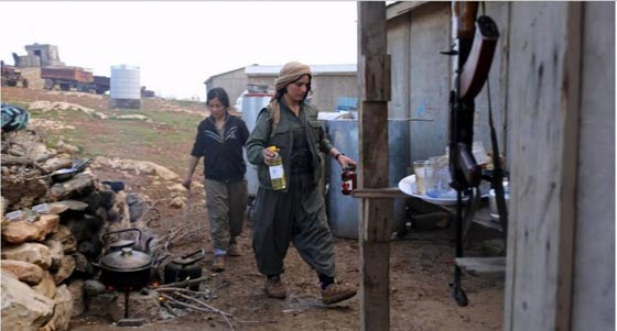 حوريات خلف اسوار جهنم.. مقاتلات ايزيديات يتصدين للدواعش صورة رقم 15