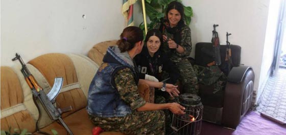 حوريات خلف اسوار جهنم.. مقاتلات ايزيديات يتصدين للدواعش صورة رقم 20