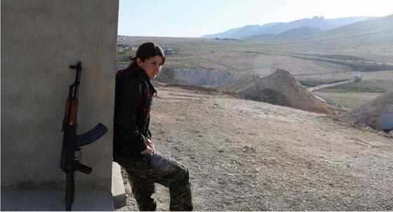 حوريات خلف اسوار جهنم.. مقاتلات ايزيديات يتصدين للدواعش صورة رقم 21