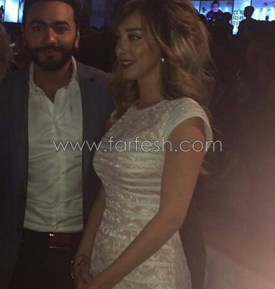 بحضور تامر حسني، بسمة بوسيل تطلق مجموعتها الأولى للأزياء  صورة رقم 3