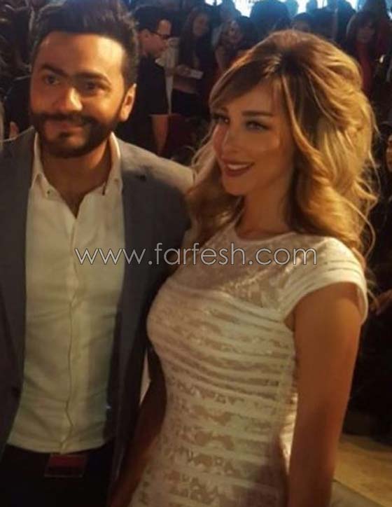 بحضور تامر حسني، بسمة بوسيل تطلق مجموعتها الأولى للأزياء  صورة رقم 2