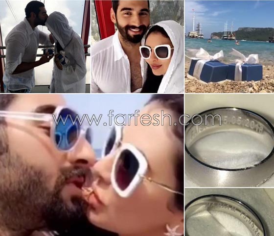 فيديو قبلة مريم حسين المثيرة لخطيبها تثير الجدل  صورة رقم 3