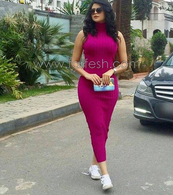 صور سلمى رشيد تتألق بالشعر الأحمر وتصدم جمهورها بزيادة وزنها صورة رقم 5