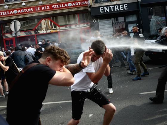 شغب انكليزي في فرنسا يسفر عن اصابات واعتقالات بالعشرات صورة رقم 2