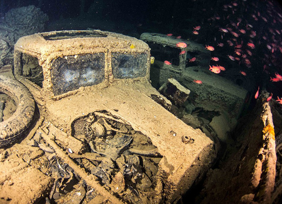  صور مذهلة: بقايا سفينة بريطانية غرقت  منذ 75 عاما في البحر الاحمر صورة رقم 13