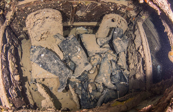  صور مذهلة: بقايا سفينة بريطانية غرقت  منذ 75 عاما في البحر الاحمر صورة رقم 10