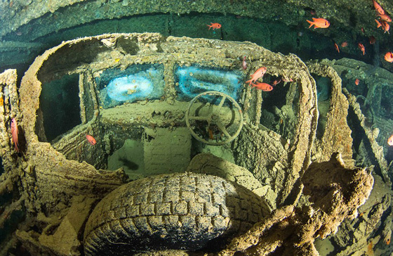  صور مذهلة: بقايا سفينة بريطانية غرقت  منذ 75 عاما في البحر الاحمر صورة رقم 4