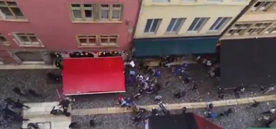 مشهد متكرر.. موجهات عنيفة بين جمهوري فرنسا وانجلترا في ليون صورة رقم 4