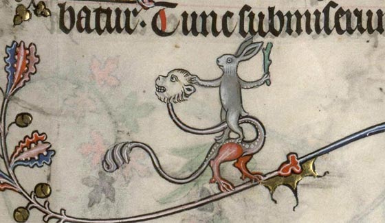 مخطوطات لارانب جبارة وشرسة حكمت العالم في العصور الوسطى صورة رقم 1