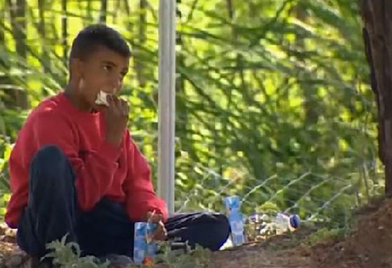 رسومات تحكي قصص اللاجئين في مخيمات اليونان بالصوت والصورة صورة رقم 1