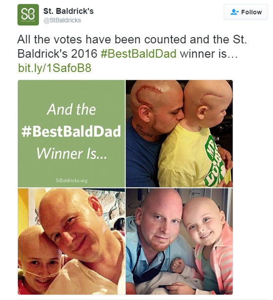 والد يدعم طفله المصاب بالسرطان بوشم غير تقليدي صورة رقم 1