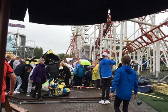 اصابات خطيرة في تحطم افعوانية بمنتزه في اسكتلندا.. فيديو صورة رقم 7