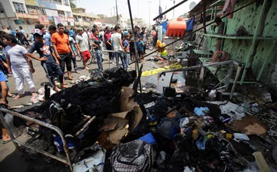 حوالي 300 بين قتيل وجريح في اكبر تفجير لداعش يهز بغداد.. فيديو صورة رقم 3