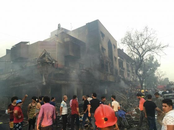 حوالي 300 بين قتيل وجريح في اكبر تفجير لداعش يهز بغداد.. فيديو صورة رقم 6