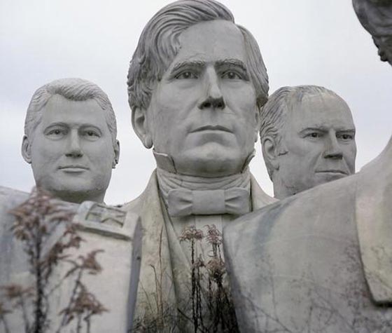 صور تماثيل للرؤساء الامريكيين تغرق في غبار السنين صورة رقم 5