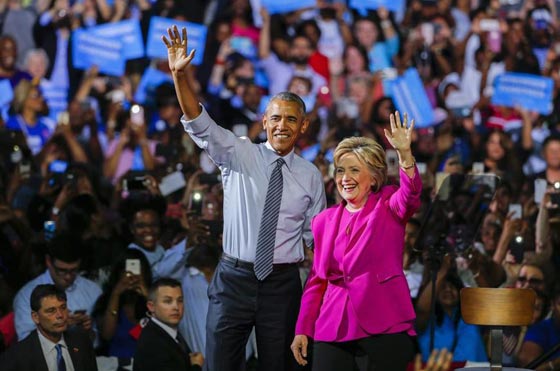 ردا للجميل.. اوباما يسجل اول موقف داعم لهيلاري كلنتون صورة رقم 2