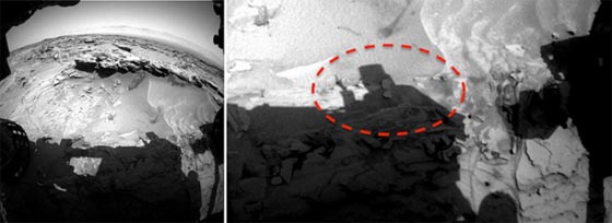 هل هنالك من احتل عربة ناسا على المريخ؟ شاهد صورة للكائن الفضائي! صورة رقم 1