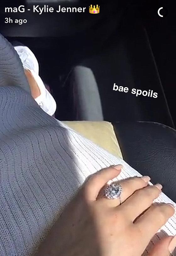 خاتم من الالماس يهديه تايغا لكيلي جينر تمهيدا للزواج.. صور صورة رقم 1