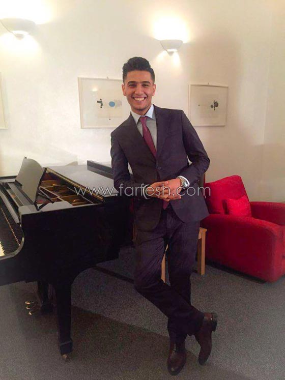 صور محمد عساف نجم عرب ايدول في متحف محمود درويش  صورة رقم 6