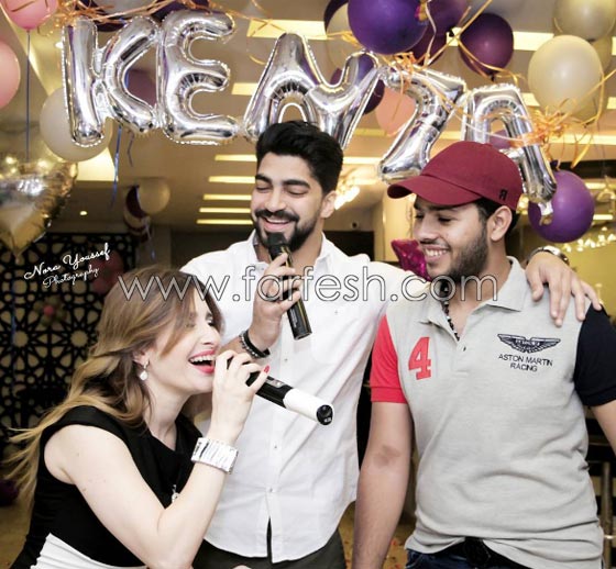 صور كنزة مرسلي مع نجوم ستار اكاديمي يحتفلون بعيد ميلادها   صورة رقم 3