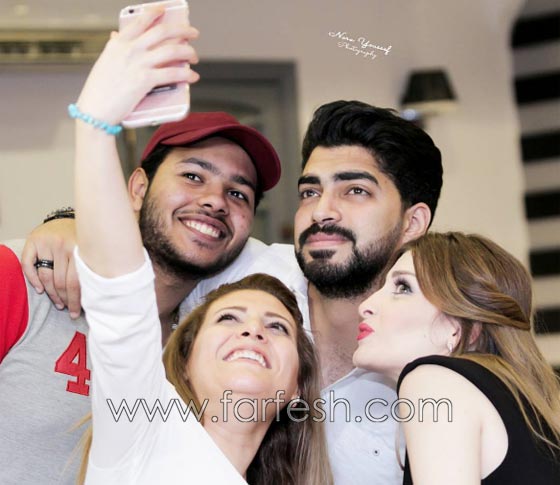 صور كنزة مرسلي مع نجوم ستار اكاديمي يحتفلون بعيد ميلادها   صورة رقم 5