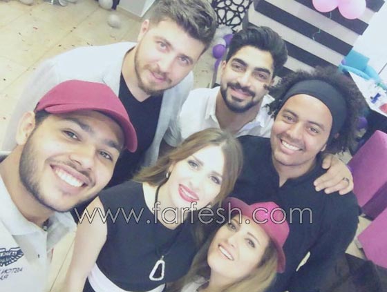 صور كنزة مرسلي مع نجوم ستار اكاديمي يحتفلون بعيد ميلادها   صورة رقم 14