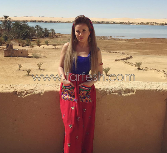 ابنة نيكول سابا تفاجئ والدتها في لوكيشن التصوير  صورة رقم 3