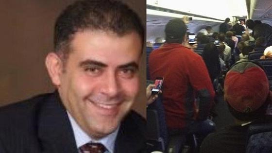 مضيفة طيران تتعمد اهانة مهندس مصري قبل ان يطرد من الطائرة! صورة رقم 1