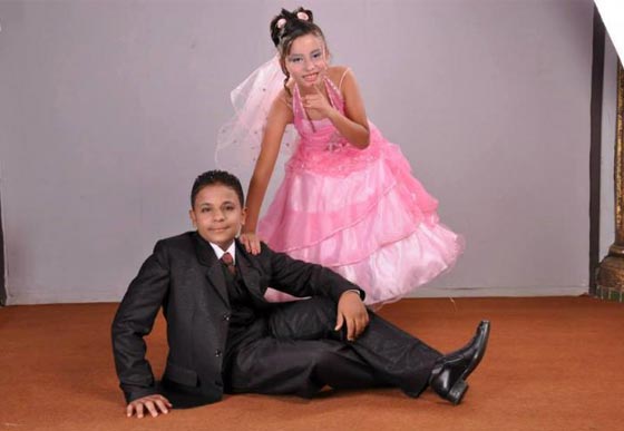  صور زواج وخطوبة اطفال في مصر: العريس 9 سنوات والعروس 8 سنوات!  صورة رقم 1