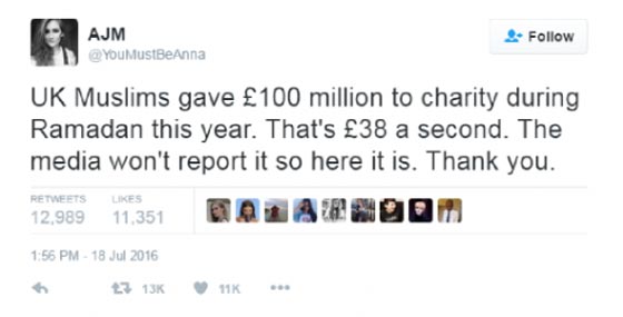 شابة بريطانية تثير جدلا لانها ذكرت ايجابيات المسلمين في تغريدة صورة رقم 5