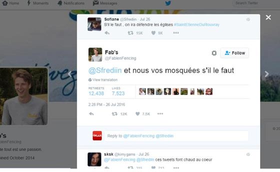  سندافع عن كنائسكم.. تغريدة لمغربي فرنسي تشعل تويتر صورة رقم 1