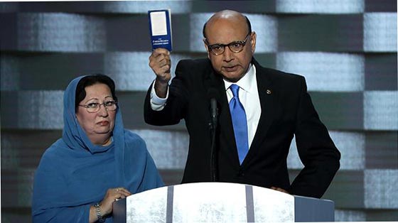 مواجهة ترامب وعائلة الجندي المسلم: ابننا انقذ عشرات الامريكيين بموته صورة رقم 6 مواجهة ترامب وعائلة الجندي المسلم: ابننا انقذ عشرات الامريكيين بموته صورة رقم 6