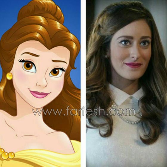 صور فنانين عرب يشبهون ابطال ديزني.: مي عمر سندريلا واحمد عز الأمير! صورة رقم 1