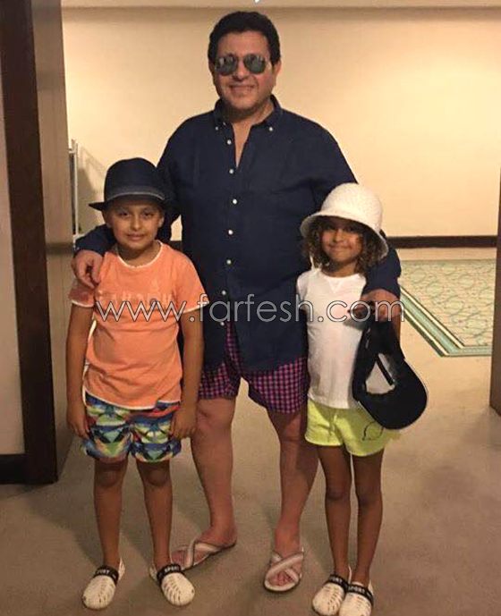 احفاد هاني شاكر هم عزاءه الوحيد بعد وفاة ابنته دينا صورة رقم 2