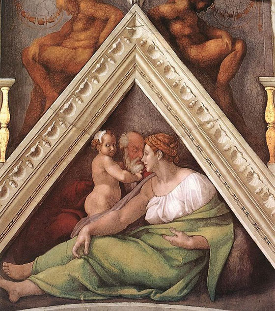 مايكل أنجلو خدع الكنيسة برسومات تحتوي رموز لجسد المرأة  صورة رقم 4