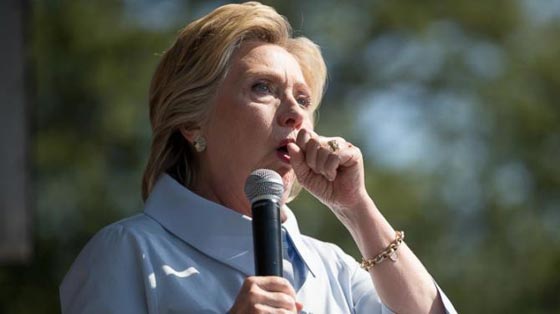 نوبة سعال وتقرير طبي محرج لا تأبه بهما كلينتون وتؤكد ان صحتها جيدة صورة رقم 4