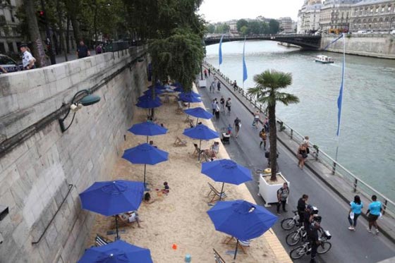 فرنسا تغلق ضفاف نهر السين امام السيارات وتوسعها للمارة صورة رقم 1
