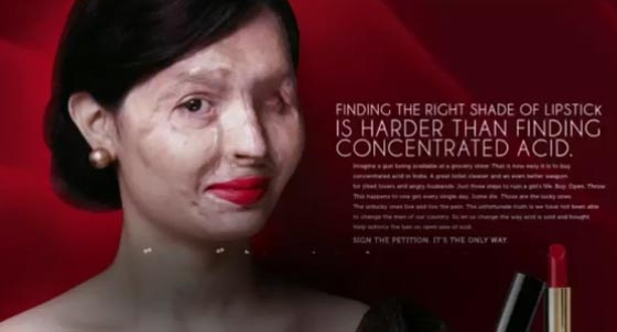 فتاة هندية مشوهه أصبحت وجها إعلاميا لمنع بيع المواد الحارقة!  صورة رقم 2