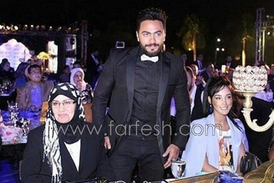 صور بسمة بوسيل مع والدة تامر حسني في (العين السخنة) صورة رقم 3