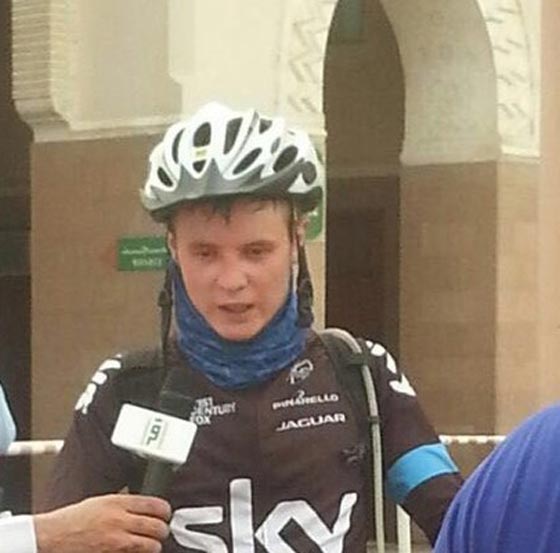  شاب روسي يسافر بدراجته الهوائية الى السعودية لاداء مناسك الحج صورة رقم 1