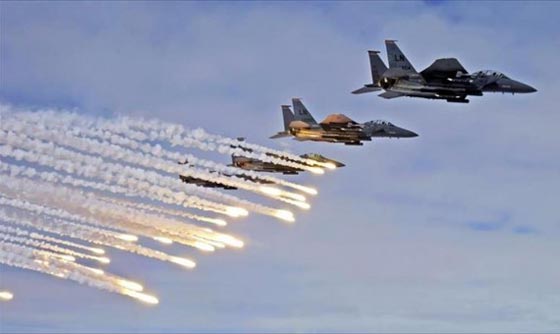  طائرات اسرائيلية تقصف اهدافا في هضبة الجولان في سوريا صورة رقم 4