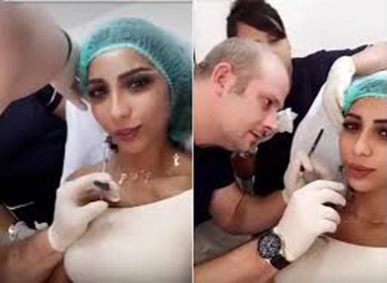 فيديو صادم: دنيا بطمة تحقن إبر البوتوكس في وجهها! صورة رقم 1