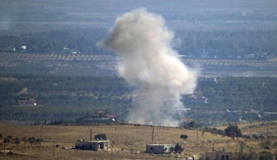 غارات إسرائيلية استهدفت مدافع سورية في الجولان صورة رقم 2 غارات إسرائيلية استهدفت مدافع سورية في الجولان صورة رقم 2