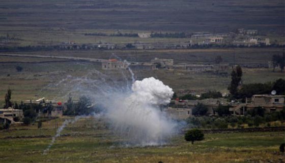 غارات إسرائيلية استهدفت مدافع سورية في الجولان صورة رقم 3 غارات إسرائيلية استهدفت مدافع سورية في الجولان صورة رقم 3